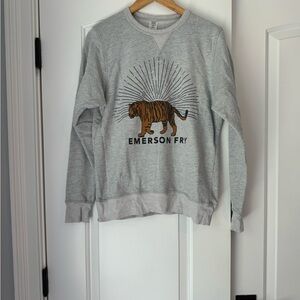 Emerson Fry Tiger Sweatshirt, gray size S
